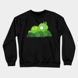 Iguana in bushes Crewneck Sweatshirt